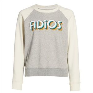 MOTHER The Square Adios Raglan Sweatshirt